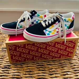 Kids Vans Checkered Sneakers